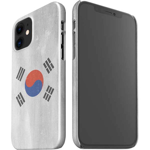 South Korean Flag Distressed iPhone 12 Mini Lite Case